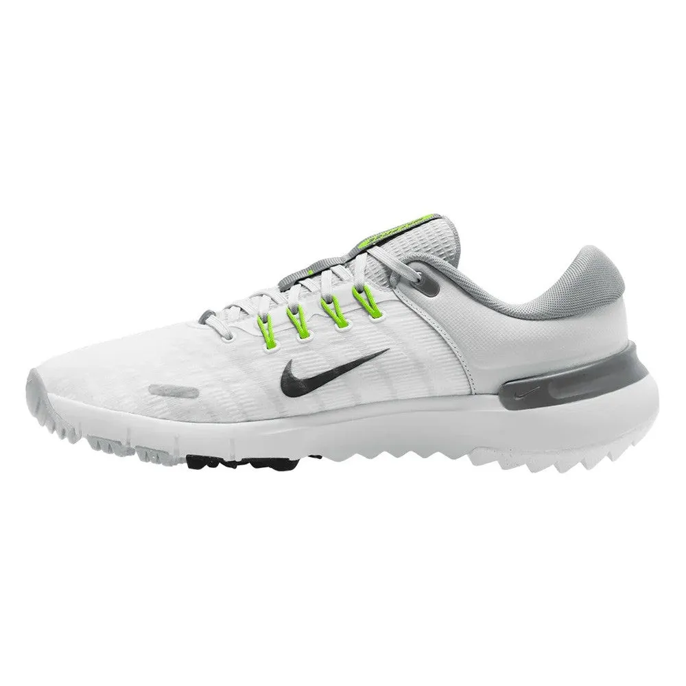 Sport Lifestyle Shoes Nike Free NN Spikeless Golf Shoes White/Black/Pure Platinum/Wolf Gray - FW25 Unisex Contemporary Design Sneakers