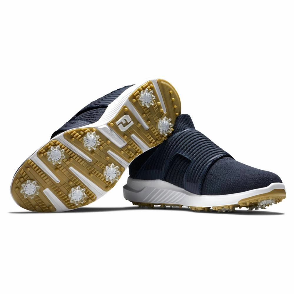 Trendy Athletic Shoes FootJoy HyperFlex BOA Golf Shoes Previous Season Style Midnight Blue - 21 Men Mesh Upper Shoes