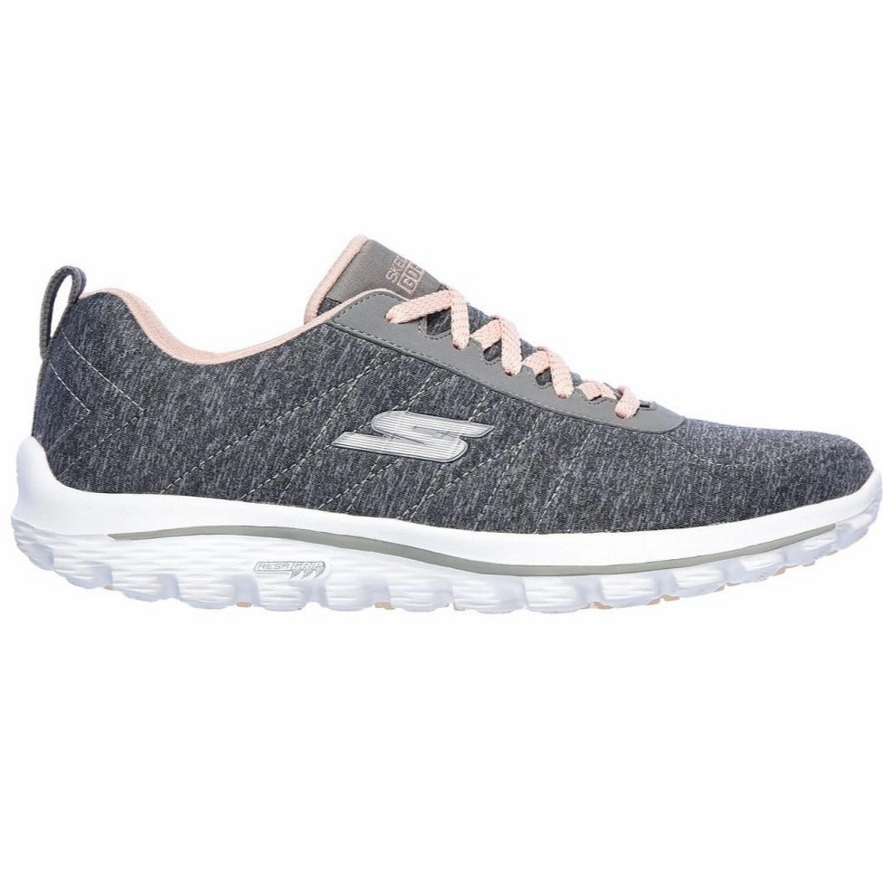 Impact Absorbing Shoes Fresh Air Sneakers Skechers Ladies Go Golf Walk Sport Golf Shoes 17008 All Terrain Elastic Fit Shoes