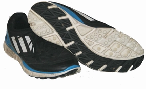 Flexible Sneakers Fresh Walk Women's Adidas Black, White & Blue Shoes Size 8 Flex Control