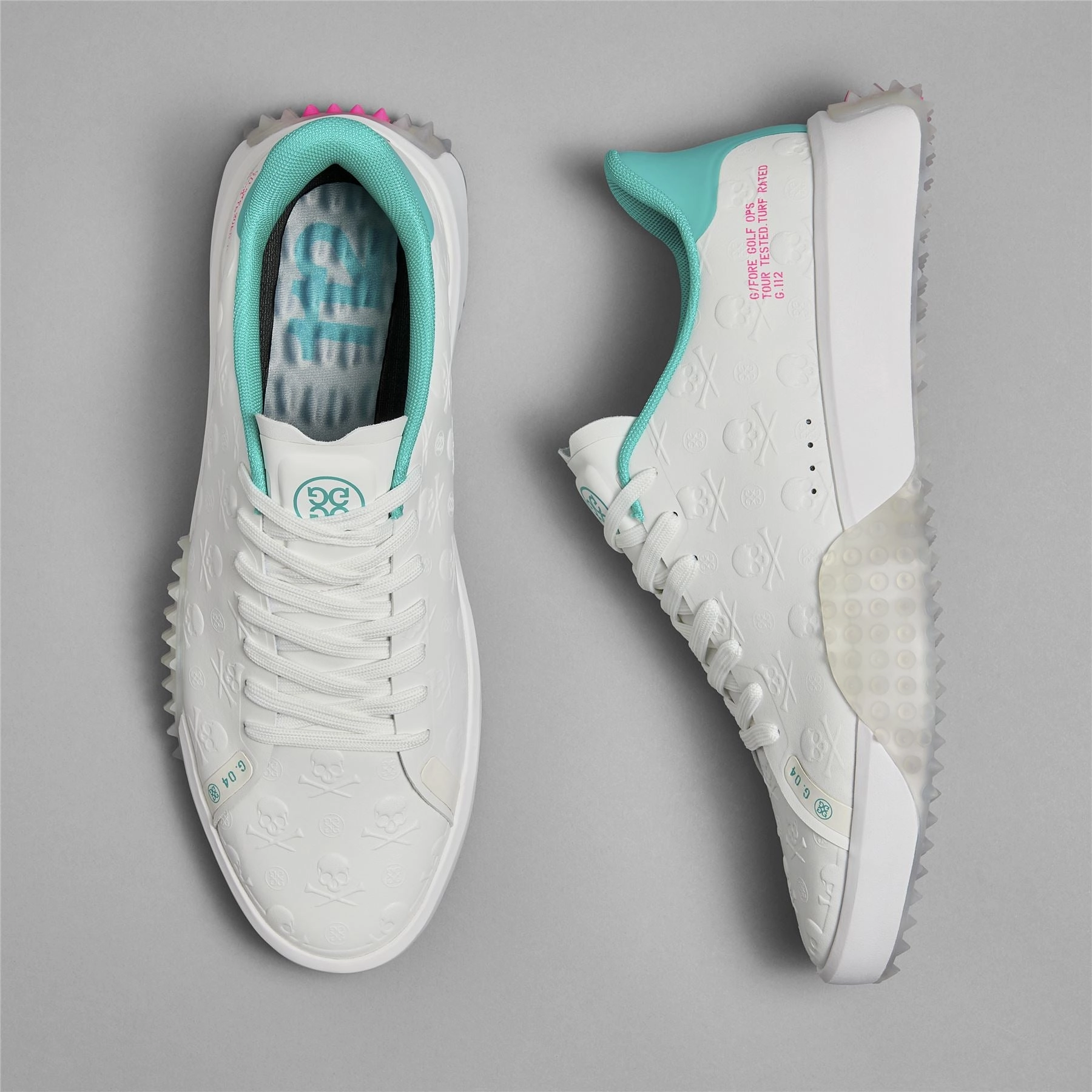 G.112 Embossed P.U. Leather Golf Shoes Snow/Siren Camo G/Fore Men's Fashion