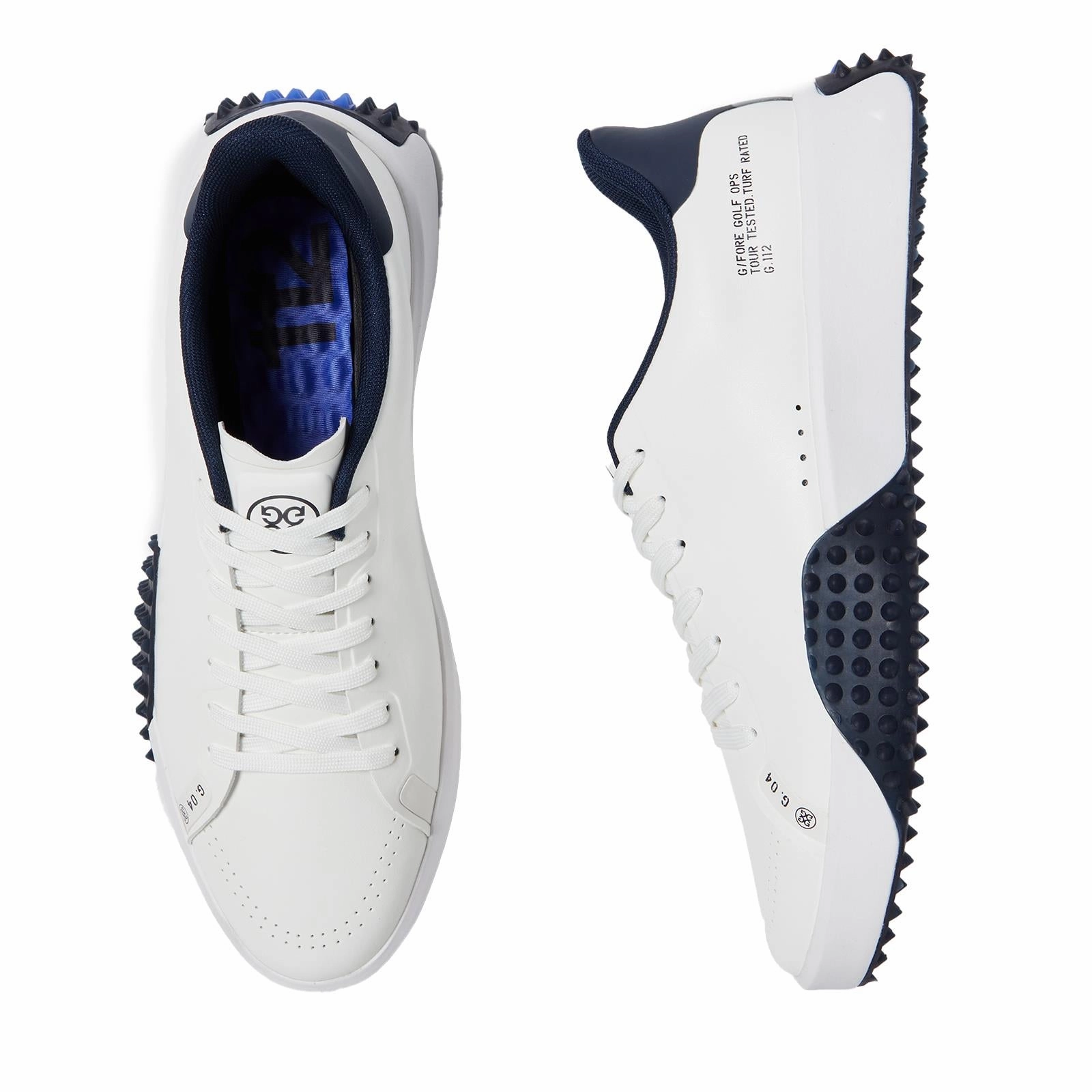 G.112 P.U. Leather Golf Shoes Snow/Twilight G/Fore Men's Fashion