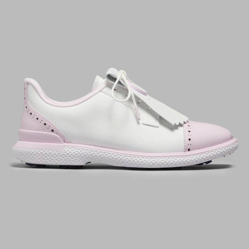 G/FORE GALLINVAN2R Brogue Golf Shoe - Snow/Blush women's performance golf shoes