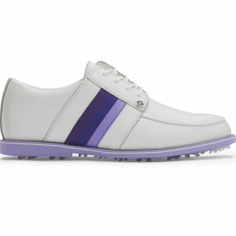 G/FORE Grosgrain Gallivanter Golf Shoe - Snow/Amethyst women's performance golf shoes