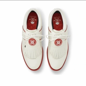 G/FORE Kiltie Gallivanter - Snow/ Poppy women's golf shoes