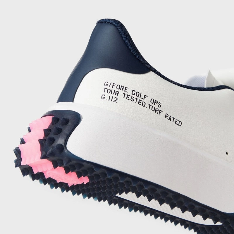 G/FORE Kiltie Golf Shoe - Snow/Twilight women's performance golf shoes