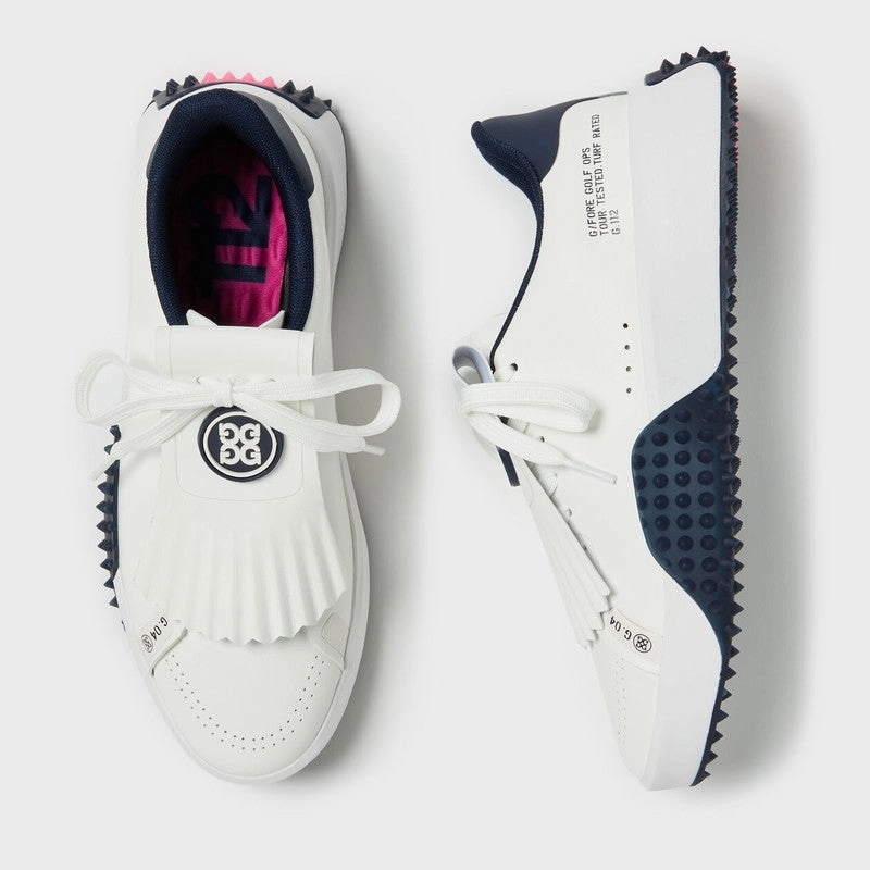 G/FORE Kiltie Golf Shoe - Snow/Twilight women's golf shoes