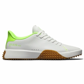 G/Fore Men's  G.112  Perforated Golf Shoe - Snow / Gecko G/Fore mens designer golf shoes