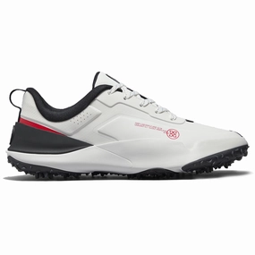G/Fore Men's G/18 Golf Shoe - Snow/Onyx G/Fore mens designer golf shoes