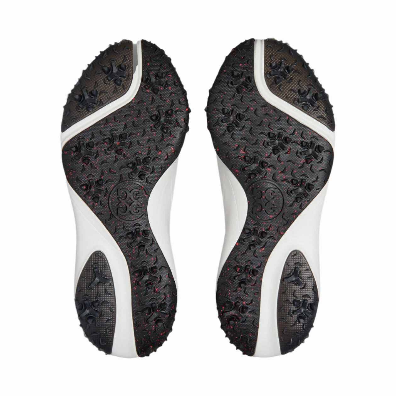 G/Fore Men's G/18 Golf Shoe - Snow/Onyx Lightweight Men's Spikeless Golf Shoes