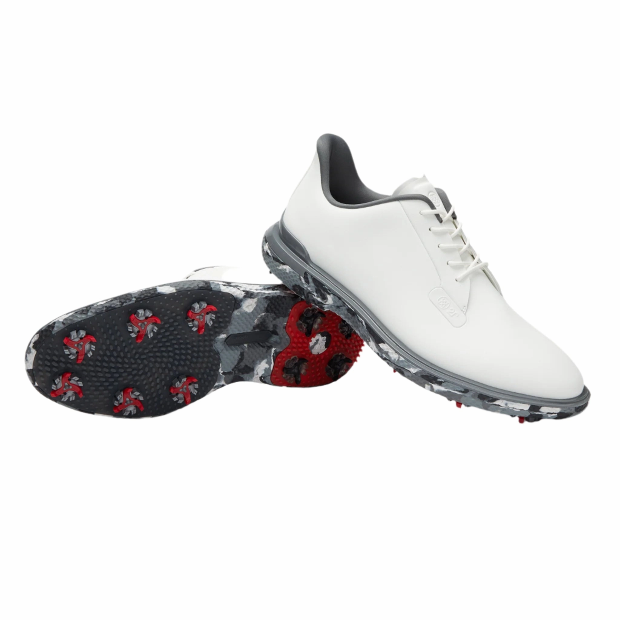 G/Fore Men's Gallivan2r G/Lock Camo Sole Golf Shoe - Snow/Charcoal Camo G/Fore Men's Designer Golf Shoes