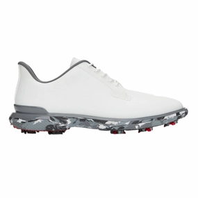 G/Fore Men's Gallivan2r G/Lock Camo Sole Golf Shoe - Snow/Charcoal Camo Spiked golf shoes for men