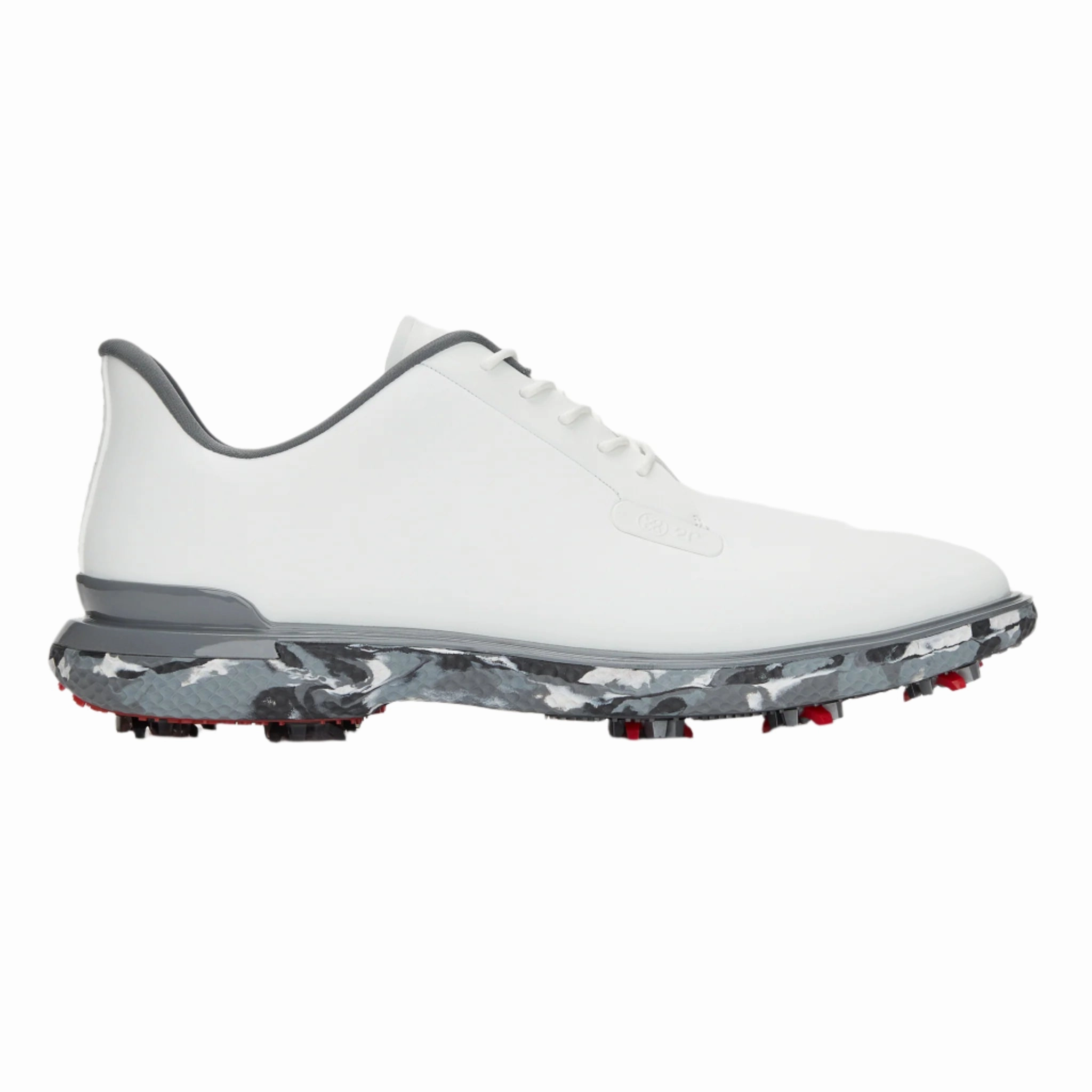 G/Fore Men's Gallivan2r G/Lock Camo Sole Golf Shoe - Snow/Charcoal Camo Spiked golf shoes for men