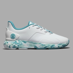 G/FORE MEN'S MG4  MONOCHROME CAMO GOLF SHOE - SNOW / SIREN Mens durable golf shoe collection