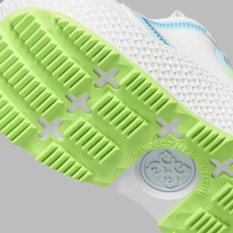 G/FORE MGX Cross Trainer - Snow/Gecko women's performance golf shoes