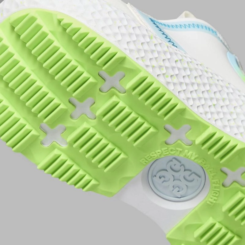 G/FORE MGX Cross Trainer - Snow/Gecko women's performance golf shoes