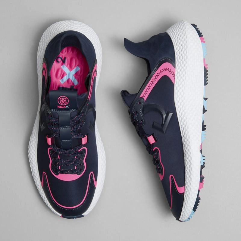 G/FORE Nylon MG4X2 Golf Shoe - Twilight/Pink women's performance golf shoes