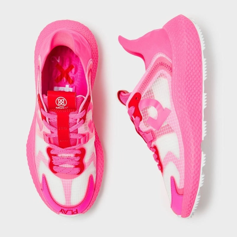 G/FORE Quarter G Ripstop MGX Golf Cross Trainer - Pink women's performance golf shoes