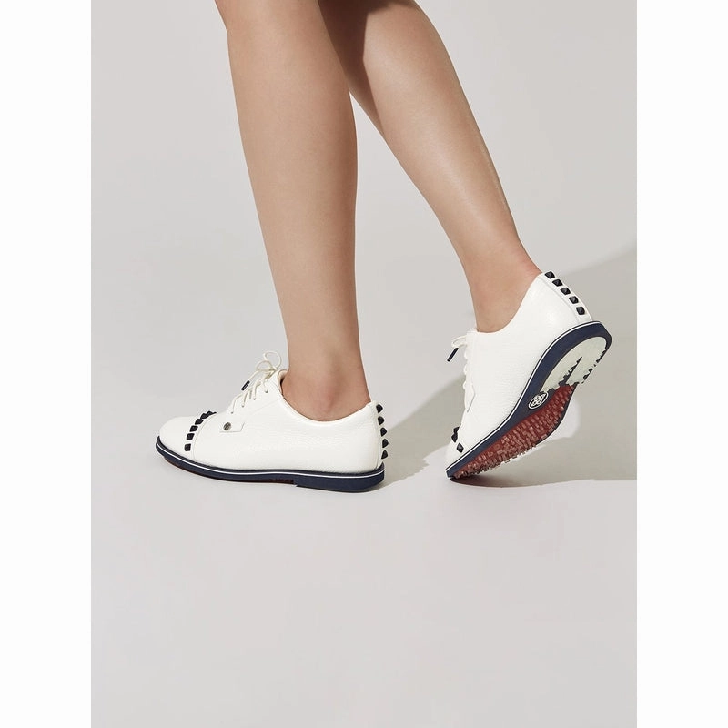 G/FORE Stud Cap Toe Golf Shoe - Snow women's performance golf shoes