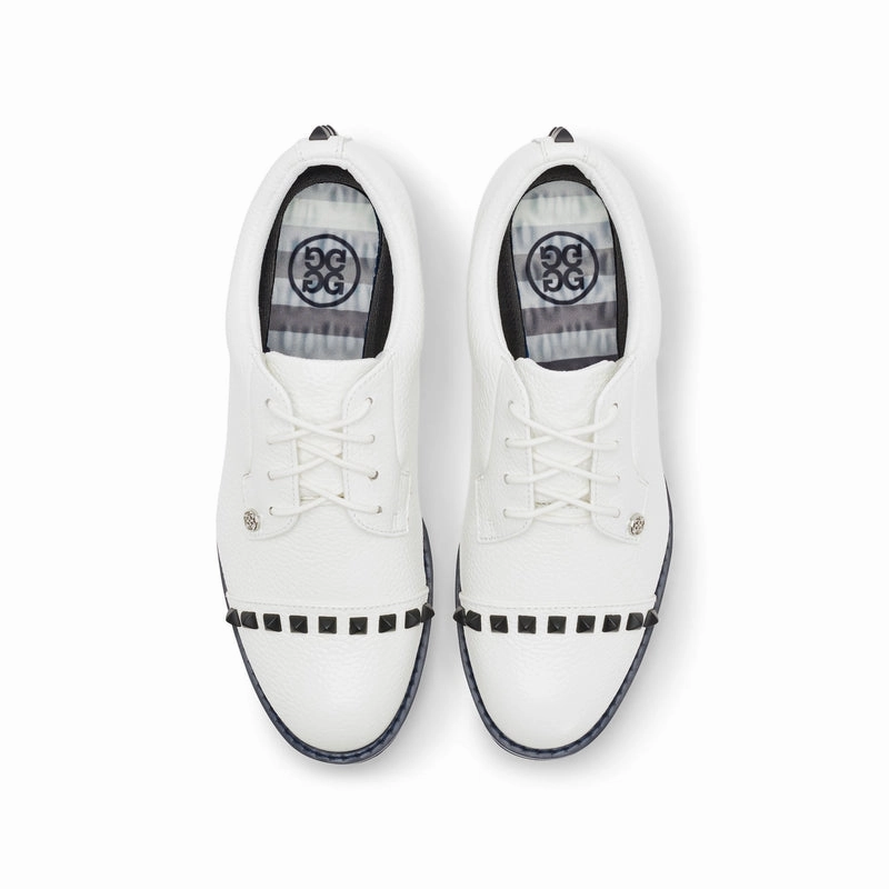 G/FORE Stud Cap Toe Golf Shoe - Snow women's performance golf shoes