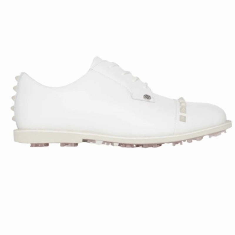 G/FORE Stud Cap Toe Golf Shoe - Stone women's performance golf shoes