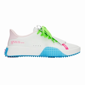 G/Fore Women's G.112 Kiltie Golf Shoe - Snow/Multi Ladies' spikeless golf sneakers