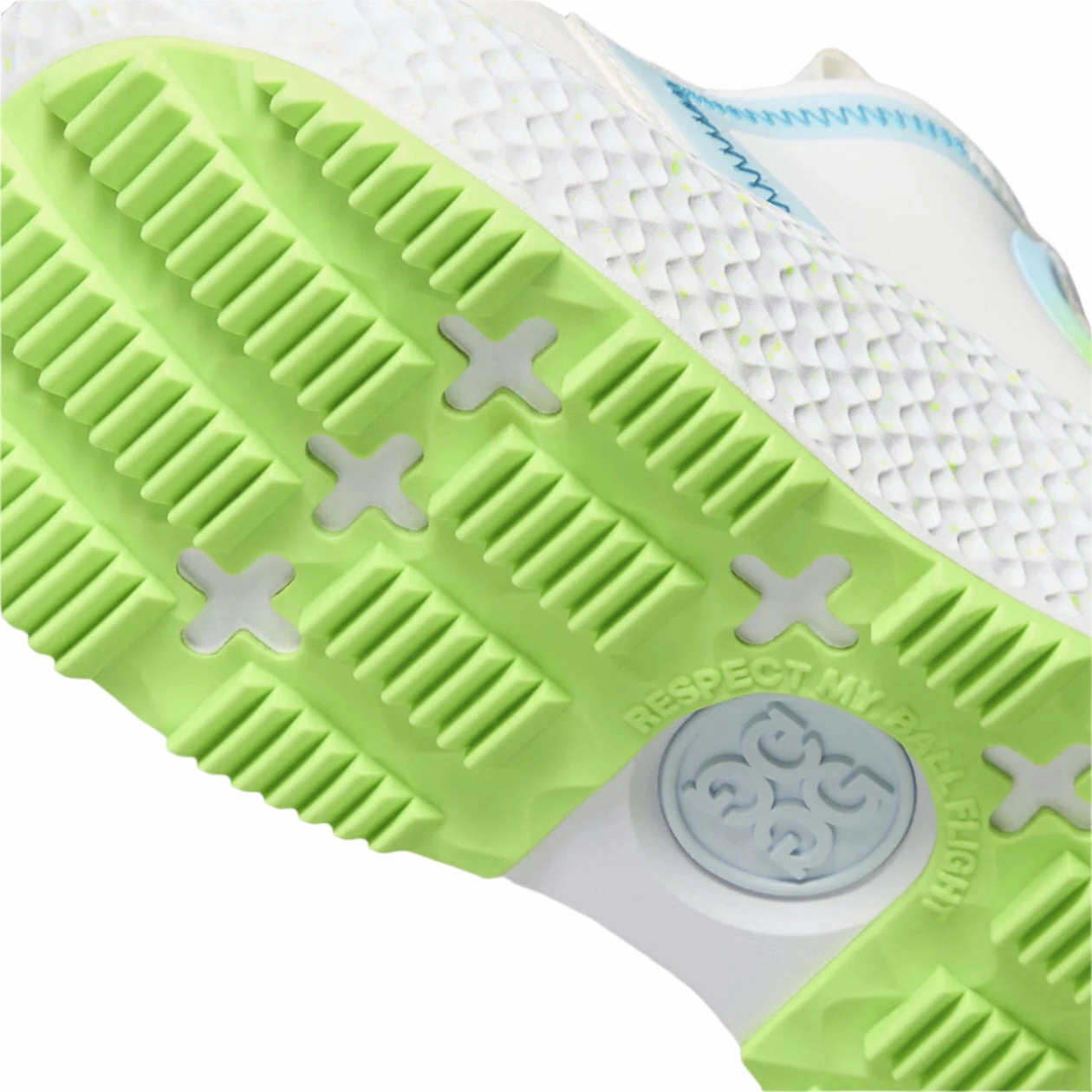 G/Fore Women's MG4X2 Hybrid Golf Cross Trainer - Snow/ Gecko G/Fore Women's Stylish Golf Shoes