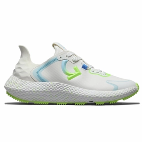 G/Fore Women's MG4X2 Hybrid Golf Cross Trainer - Snow/ Gecko Ladies' spikeless golf sneakers