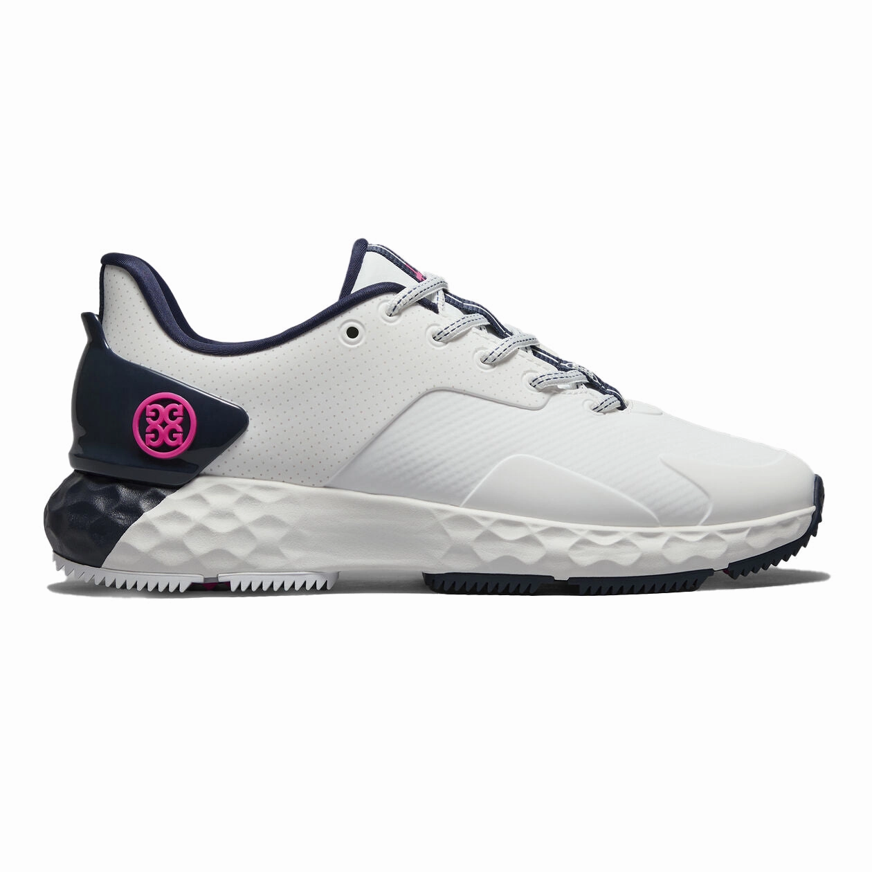 G/Fore Women's Perforated MG4  Golf Shoe - Snow/ Twilight Ladies' spikeless golf sneakers