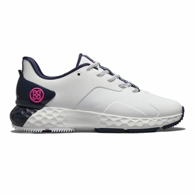 G/Fore Women's Perforated MG4  Golf Shoe - Snow/ Twilight Ladies' spikeless golf sneakers