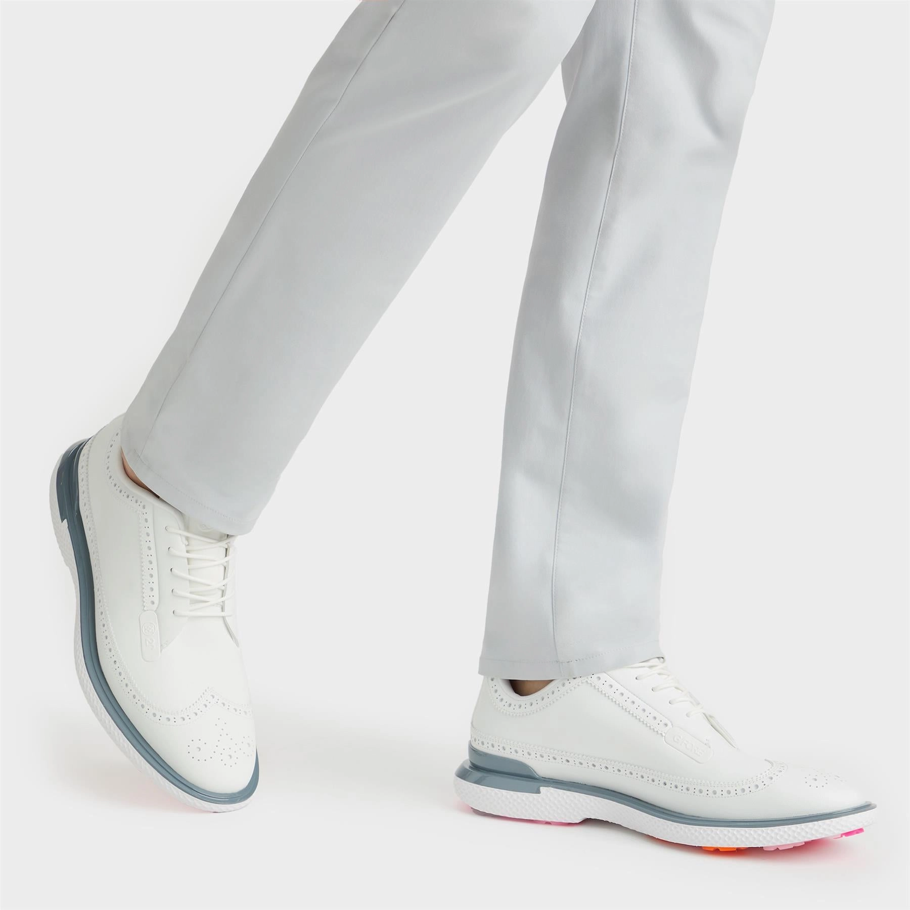 GALLIVAN2R Longwing Golf Shoes Snow/Nimbus G/Fore Men's Fashion