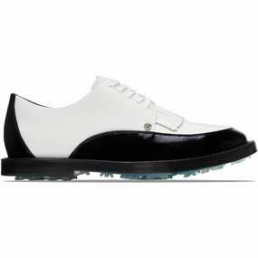 GALLIVANTER Kiltie Derby Golf Shoes Onyx/Snow G/Fore men's golf fashion