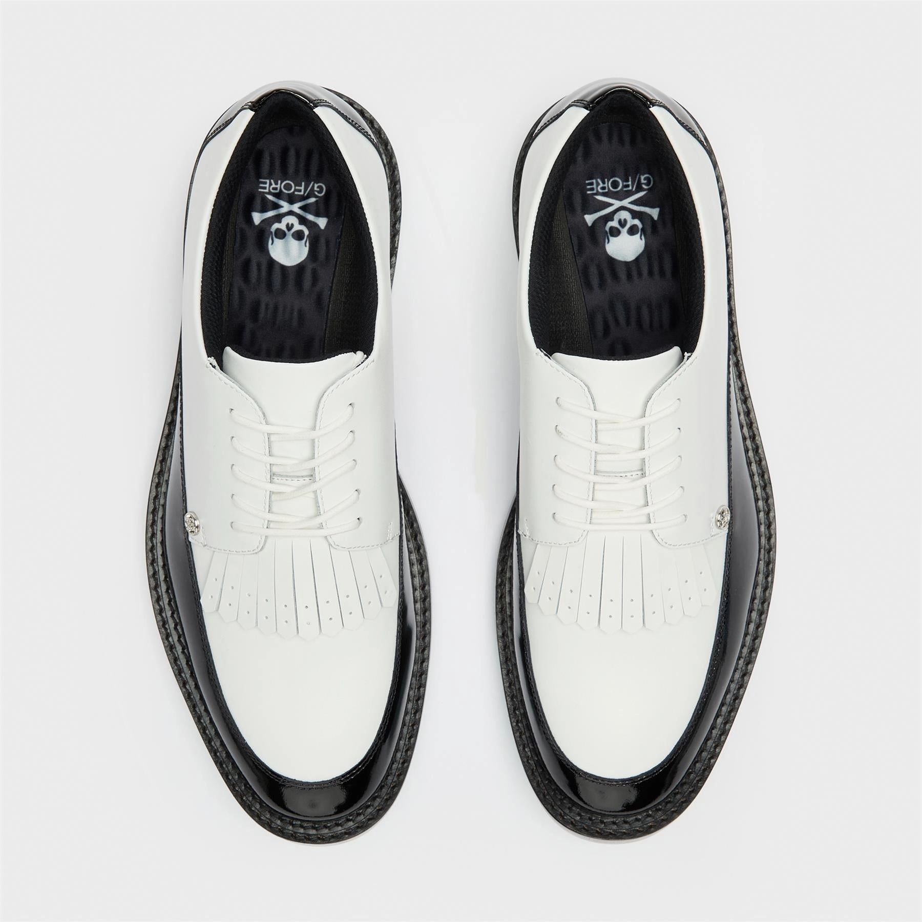 GALLIVANTER Kiltie Derby Golf Shoes Onyx/Snow G/Fore Men's Fashion