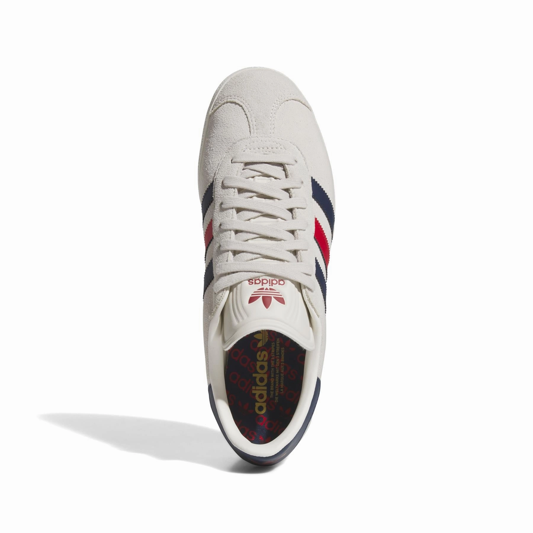 Gazelle Spikeless Golf Shoes Alumina/Night Indigo/Better Scarlet Adidas Men's Apparel