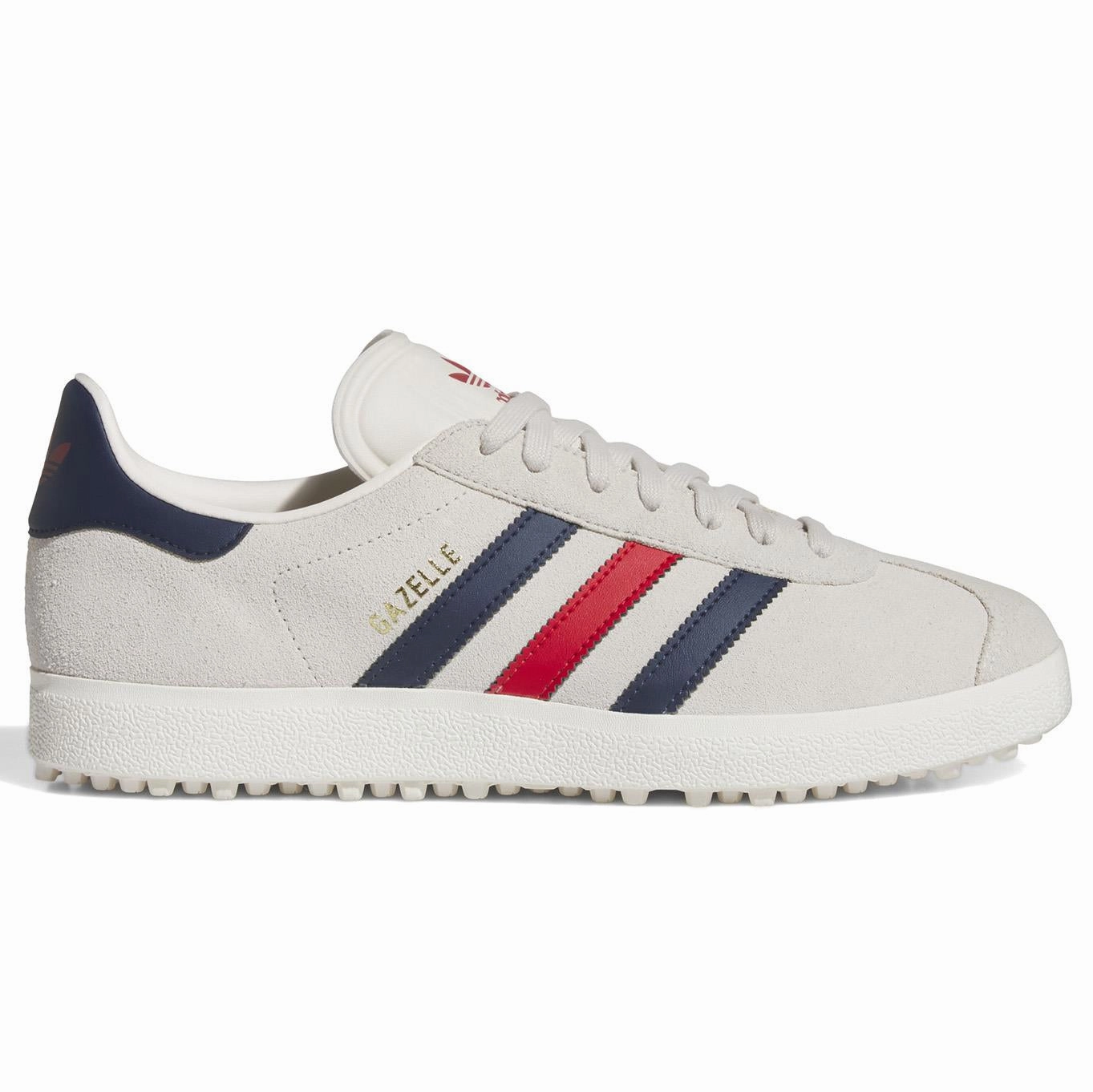 Gazelle Spikeless Golf Shoes Alumina/Night Indigo/Better Scarlet Adidas sportswear for men