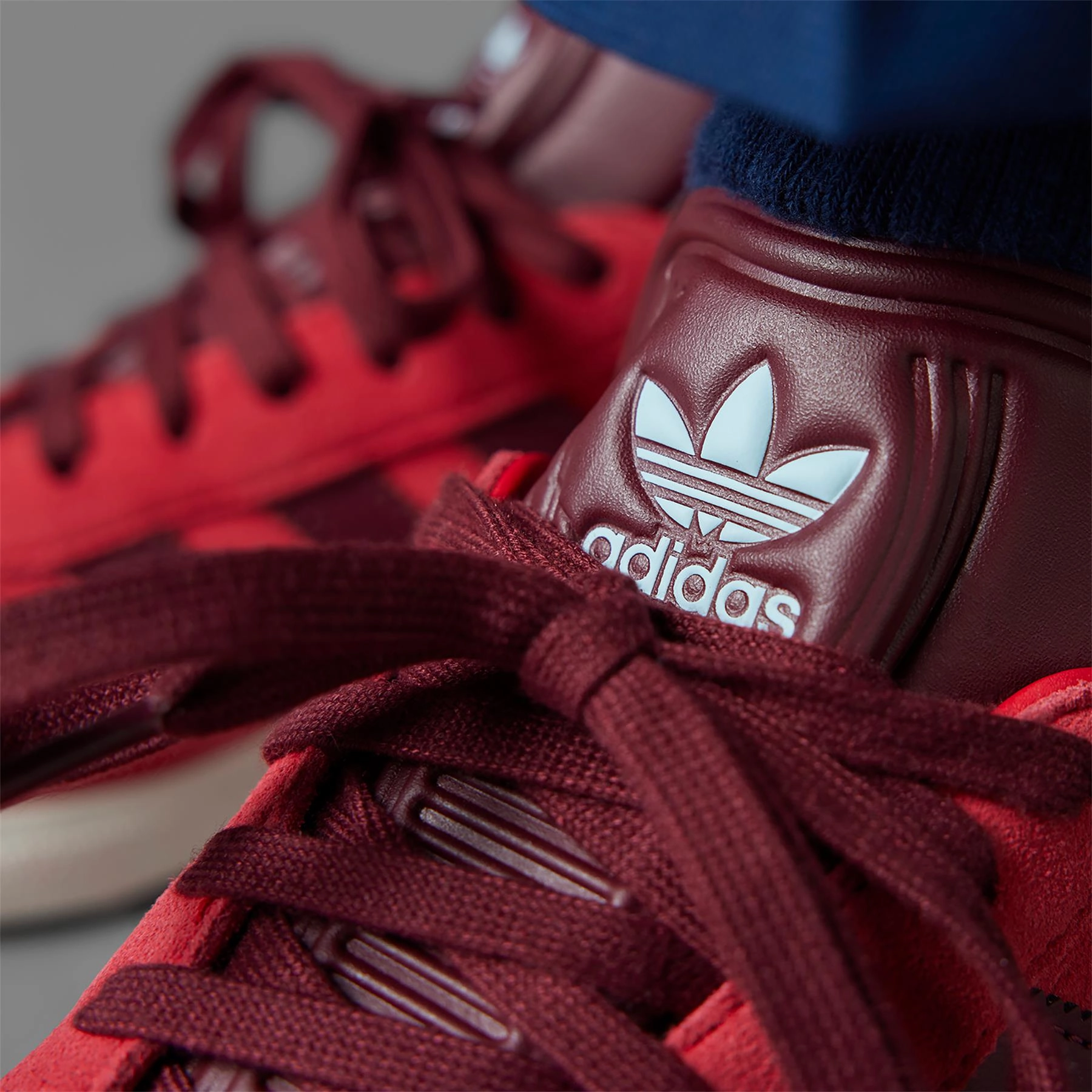 Gazelle Spikeless Golf Shoes Better Scarlet/White/Clear Sky Adidas Men's Apparel