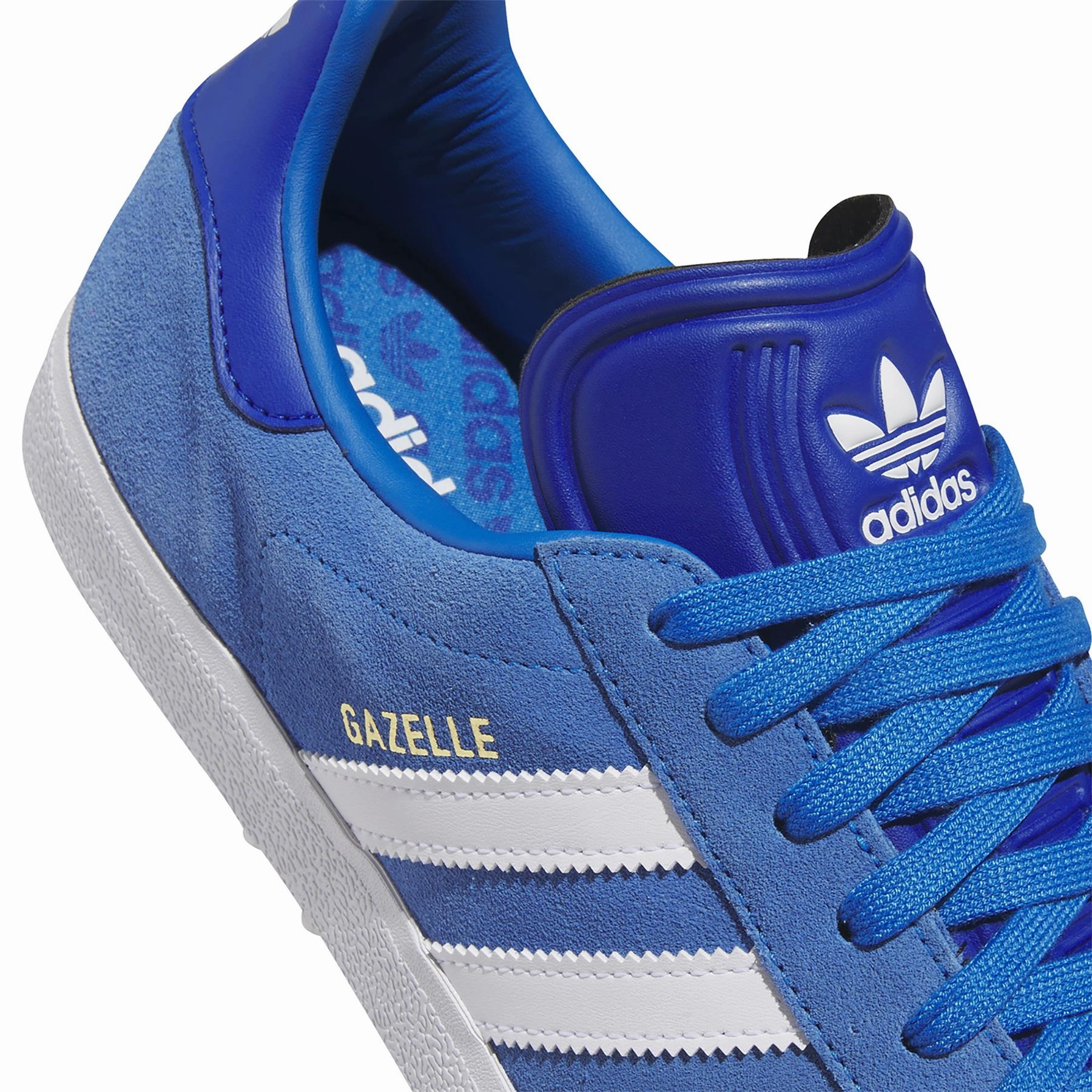 Gazelle Spikeless Golf Shoes Bluebird/White Adidas Men's Apparel