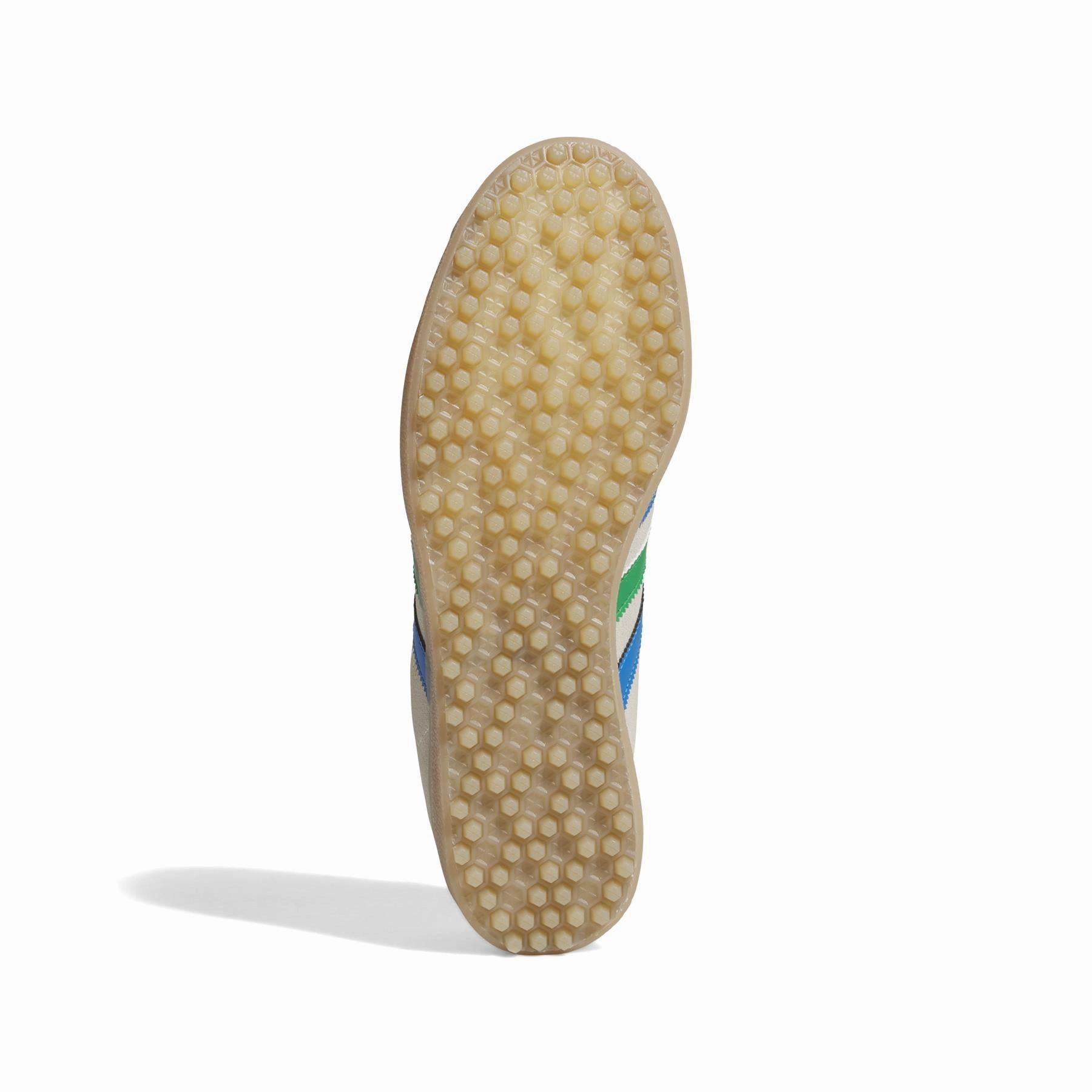 Gazelle Spikeless Golf Shoes Chalk White/Green/Bluebird Adidas Men's Apparel