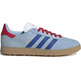 Gazelle Spikeless Golf Shoes Clear Sky/Blue Adidas sportswear for men