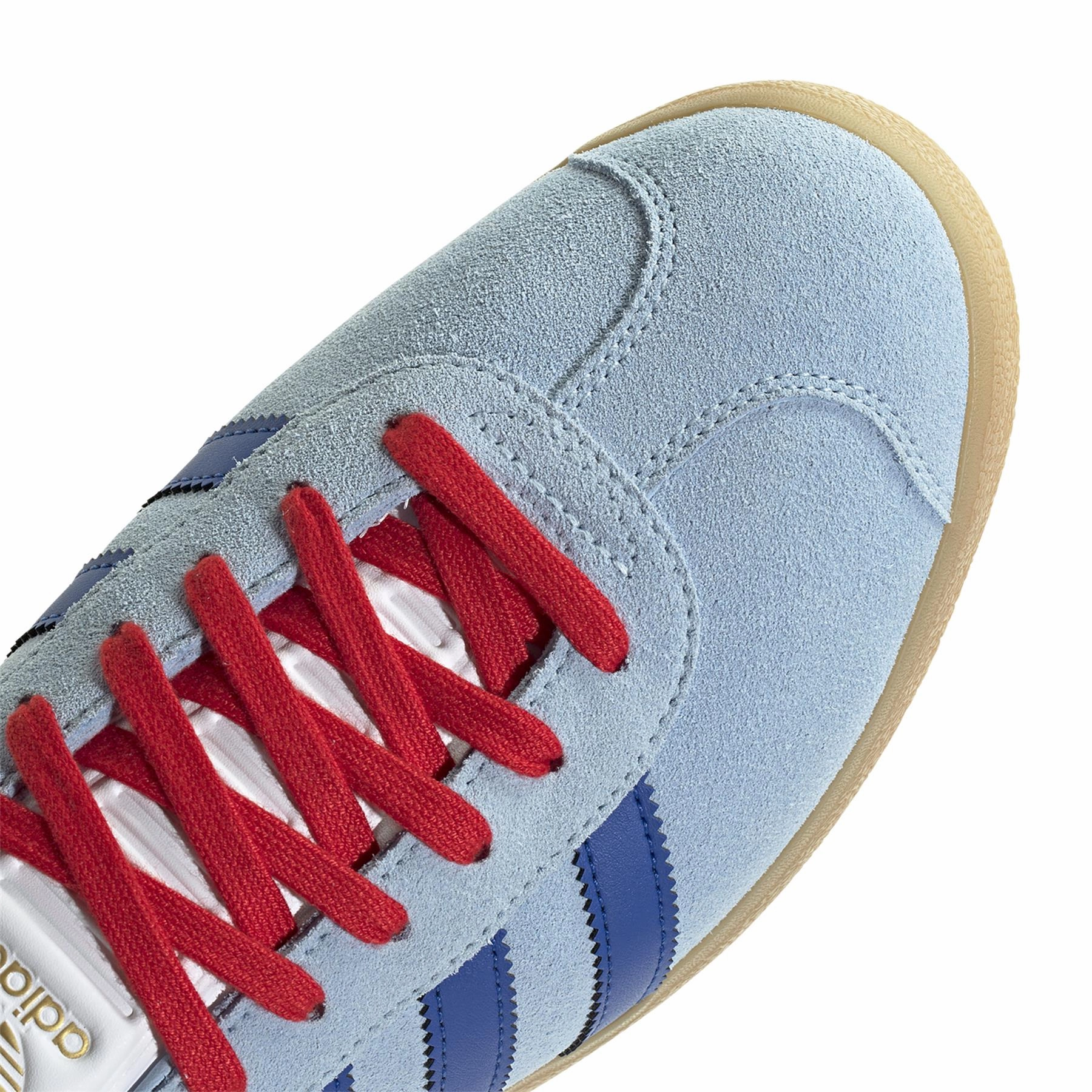 Gazelle Spikeless Golf Shoes Clear Sky/Blue Adidas Men's Apparel