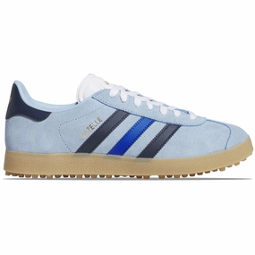 Gazelle Spikeless Golf Shoes Clear Sky/Night Indigo/Royal Blue Adidas sportswear for men