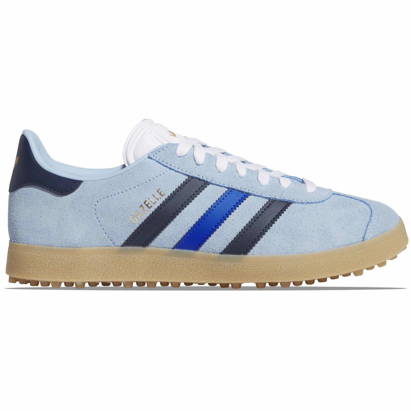 Gazelle Spikeless Golf Shoes Clear Sky/Night Indigo/Royal Blue Adidas sportswear for men