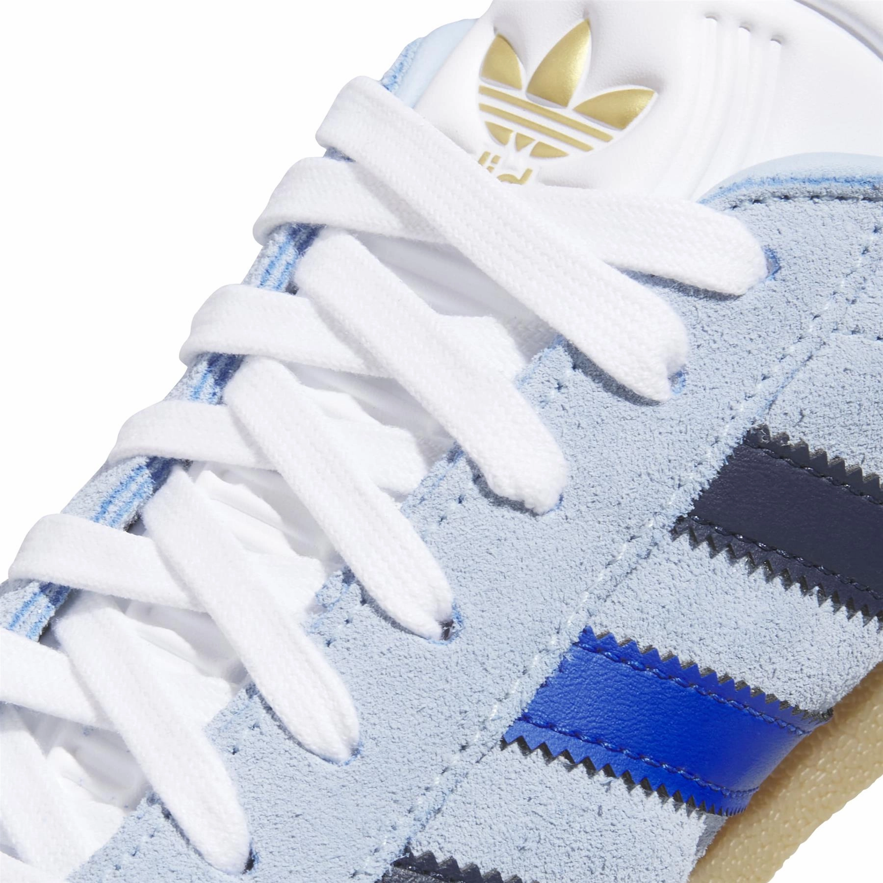 Gazelle Spikeless Golf Shoes Clear Sky/Night Indigo/Royal Blue Adidas Men's Apparel