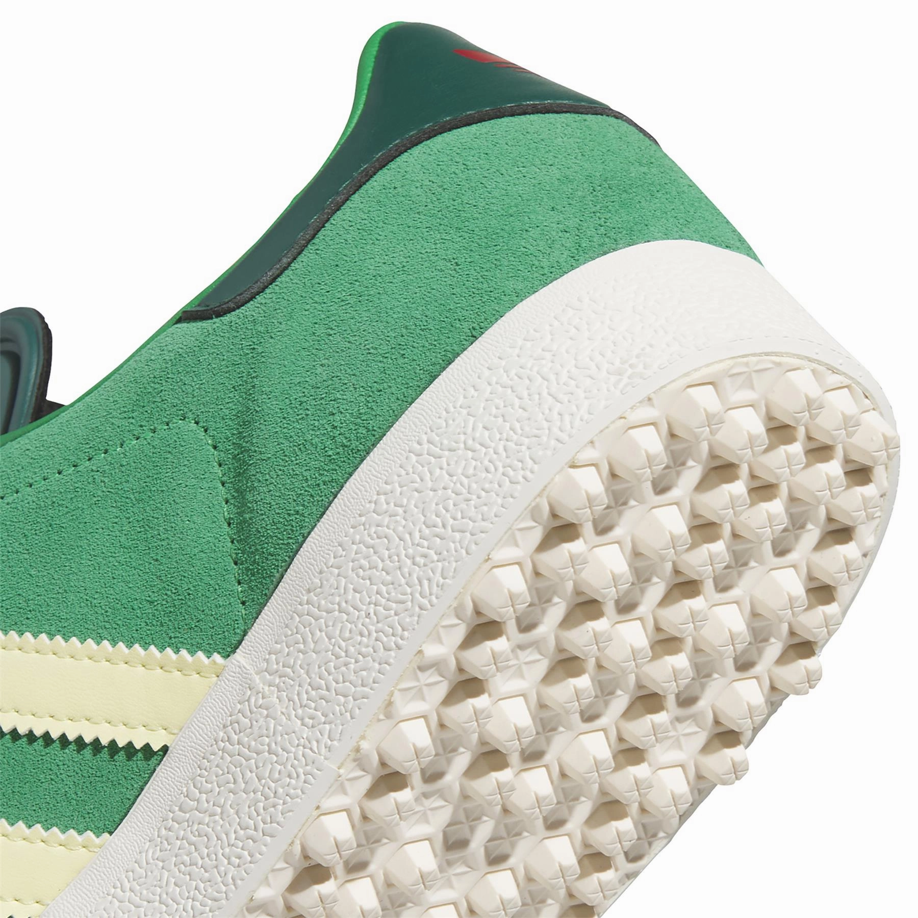 Gazelle Spikeless Golf Shoes Green/Yellow Adidas Men's Apparel