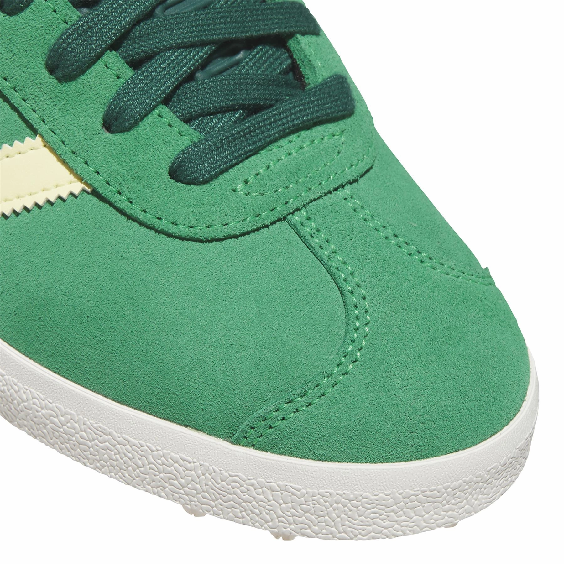 Gazelle Spikeless Golf Shoes Green/Yellow Adidas Men's Apparel
