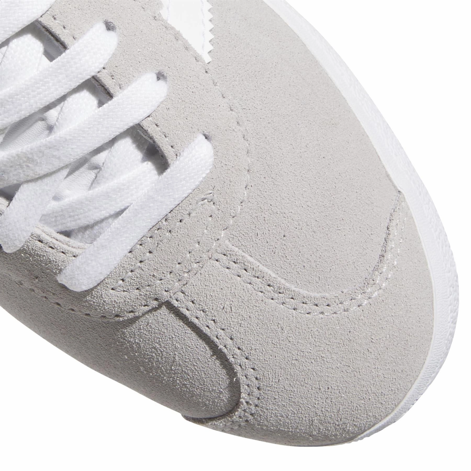 Gazelle Spikeless Golf Shoes Grey/White/Gold Adidas Men's Apparel