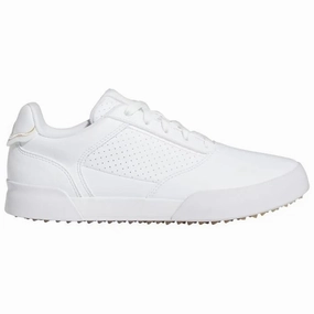 Gel Cushion Sneakers New Adidas Women's White Retrocross Spikeless Golf Shoes Size 9 MSP$110 Eva Sole Sneakers Contemporary Design Sneakers, Everyday Runners, Fashion Sneakers