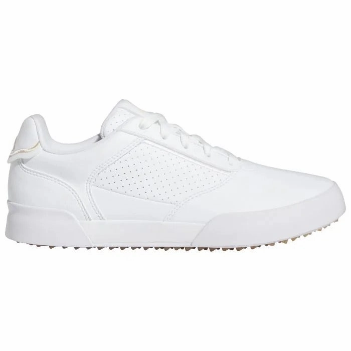Gel Cushion Sneakers New Adidas Women's White Retrocross Spikeless Golf Shoes Size 9 MSP$110 Eva Sole Sneakers Contemporary Design Sneakers, Everyday Runners, Fashion Sneakers