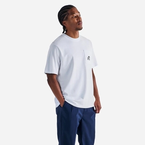 Gelato Stand Pocket T-Shirt White Malbon mens golf lifestyle wear
