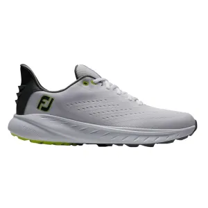 Glide Fit FootJoy Flex XP Spikeless Golf Shoes Previous Season Style White/Black/Lime - 23 Men All-Day Wear Padded Sandals